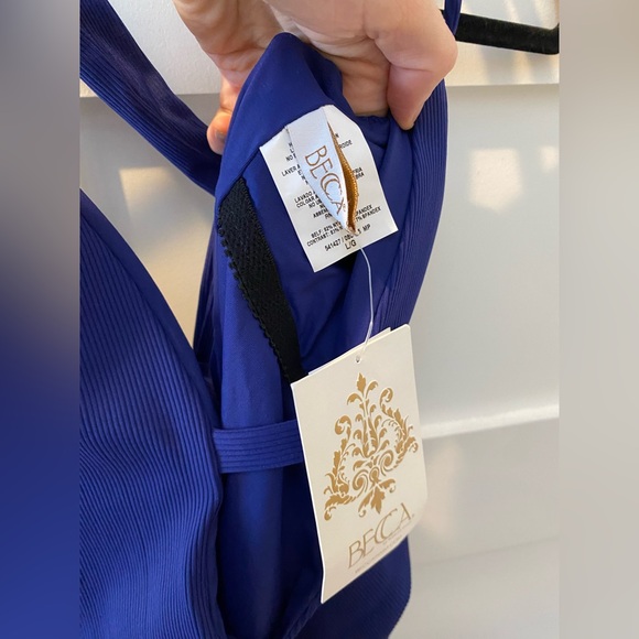 Becca One Piece sexy swimsuit in royal blue - Picture 6 of 8